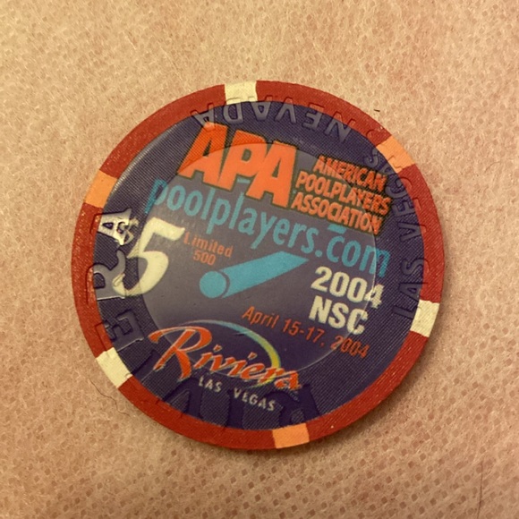 2004 Obsolete Riviera Hotel Chip - Picture 2 of 2